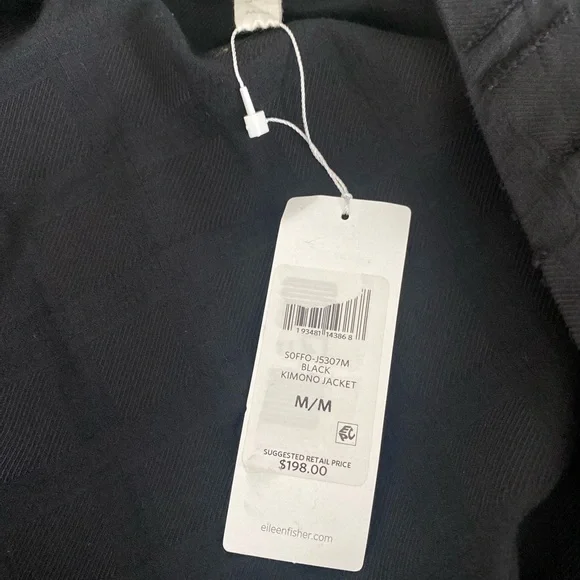 Eileen Fisher Organic Cotton Kimono Jacket - Picture 2 of 9